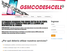 Tablet Screenshot of gsmcodes4cell.com